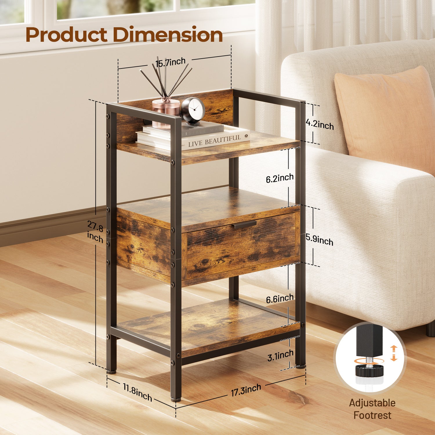 #Color_Rustic Brown