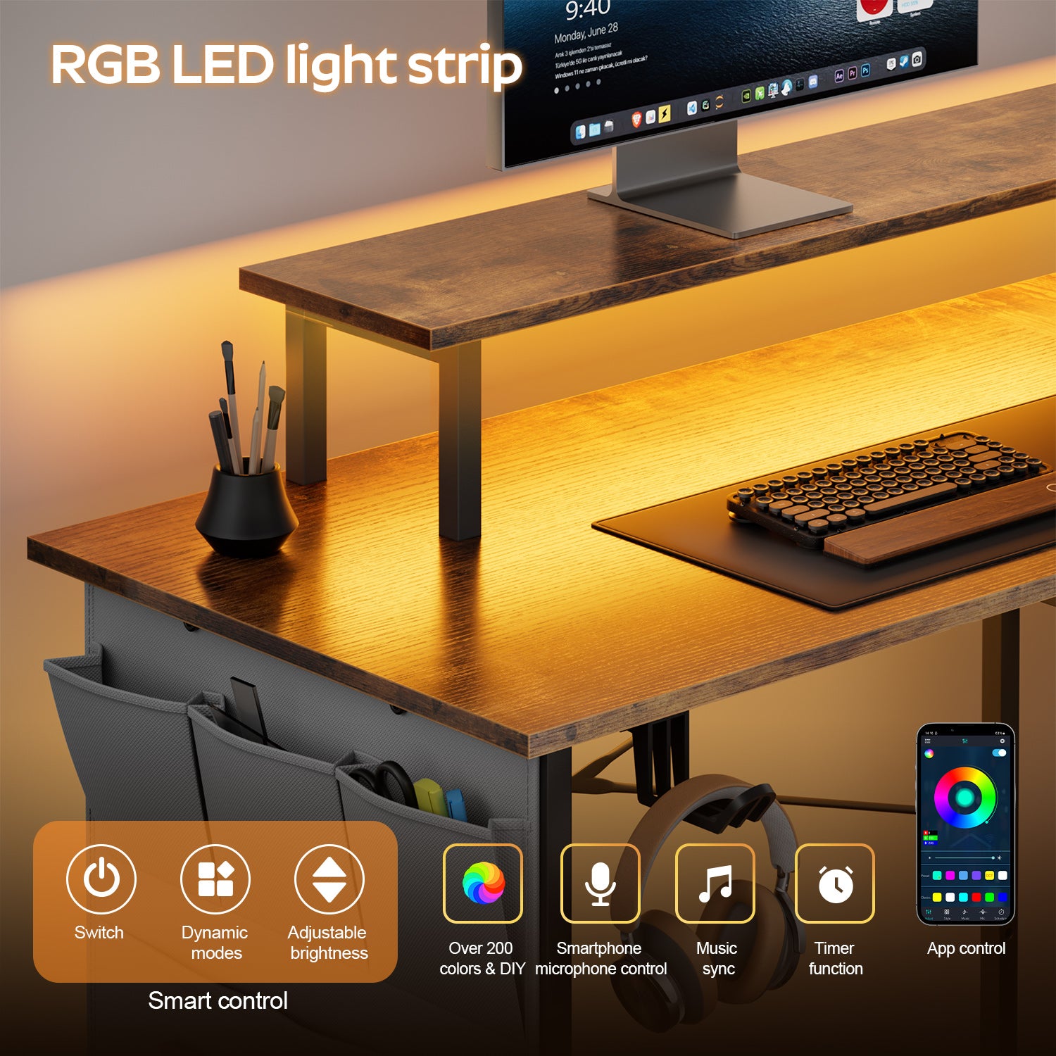 #Color_Rustic Brown